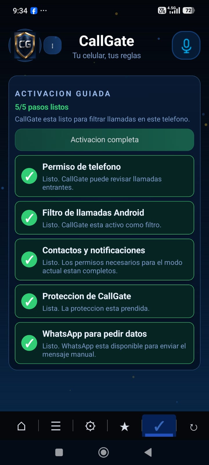 Activación guiada completa de CallGate